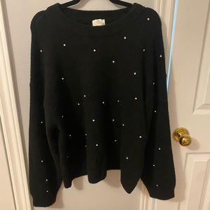 H&M Rhinestoned Sweater